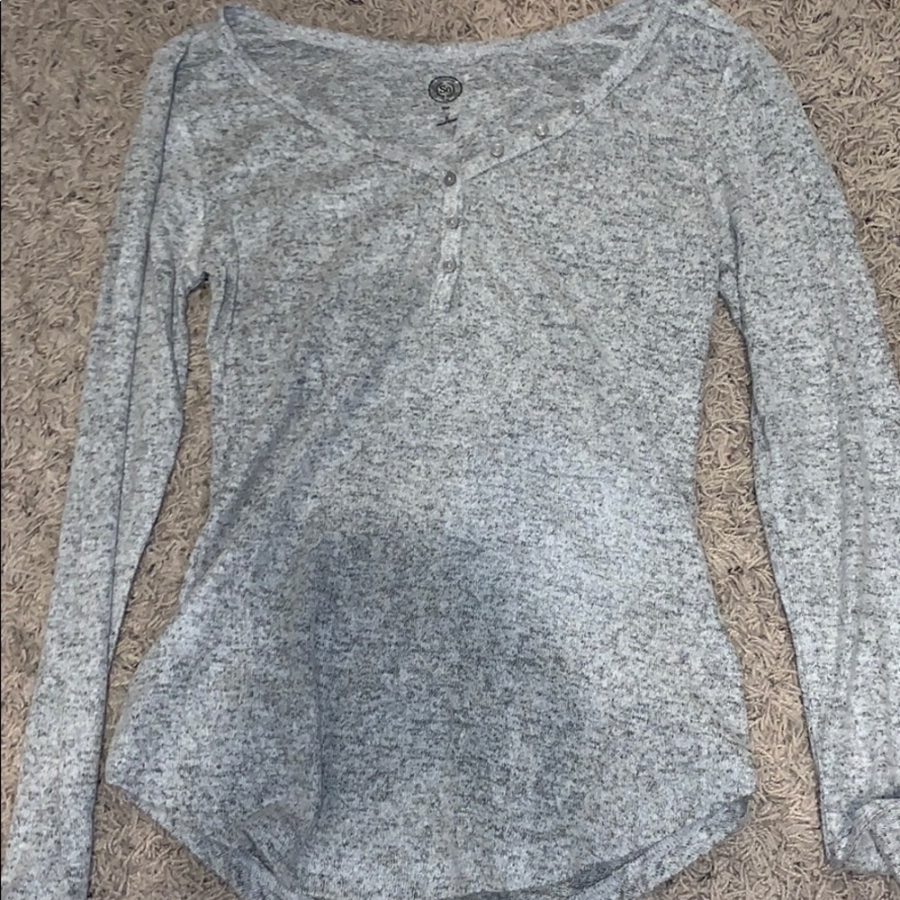 Heather Gray Long-Sleeve T-Shirt